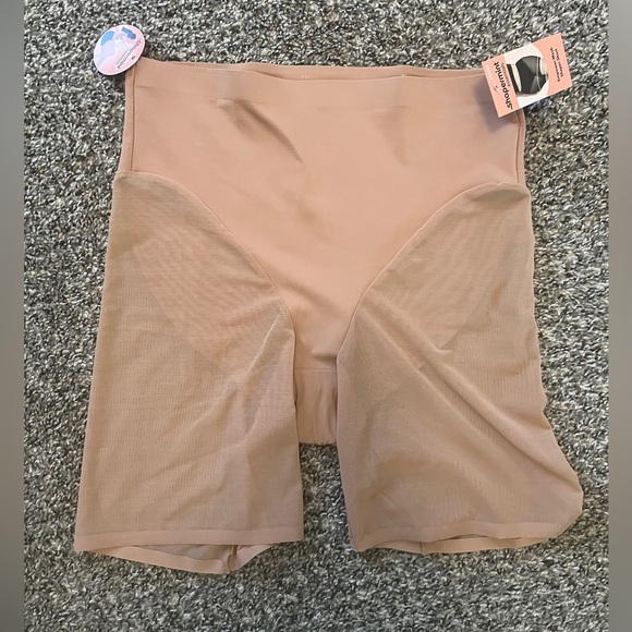 Shapermint Essentials Mesh Shaper Short in Beige - Picture 1 of 5